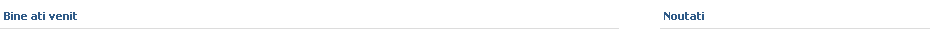 bine ati venit
